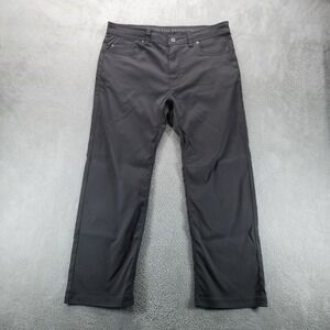 Prana Pants Mens 36x30 Gray‎ Brion Slim Fit Performance Water Repellent Outdoors